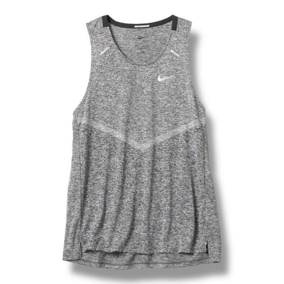 Nike Men's Dri-FIT Rise 365 Tank‎ Size Medium M Gray - Picture 1 of 8